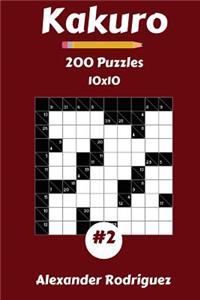 Kakuro Puzzles 10x10 - 200 vol. 2