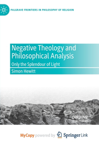 Negative Theology and Philosophical Analysis