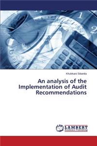 analysis of the Implementation of Audit Recommendations