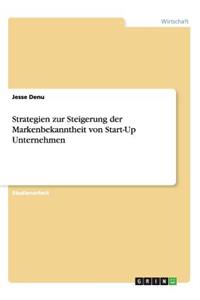 Strategien zur Steigerung der Markenbekanntheit von Start-Up Unternehmen