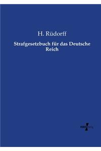 Strafgesetzbuch für das Deutsche Reich