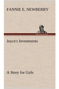 Joyce's Investments A Story for Girls