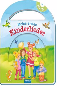 Trotsch Pappenbuch mit Henkel und CD Meine ersten Kinderlieder
