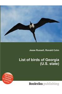 List of Birds of Georgia (U.S. State)