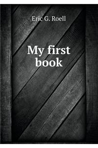 My first book
