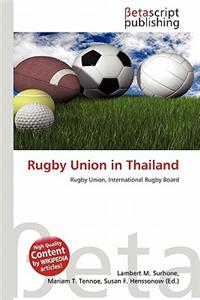 Rugby Union in Thailand