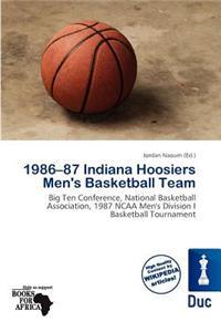 1986-87 Indiana Hoosiers Men's Basketball Team