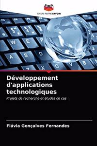 Développement d'applications technologiques