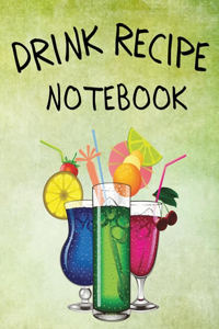 Drink Recipe Notebook