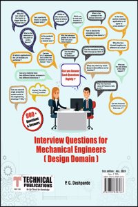 Interview Questions for Mechanical Engineers ( Design Domain) (Engineering Reference Books)