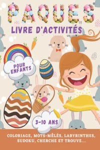 Livre d'Activités Joyeuses Pâques Pour Enfants