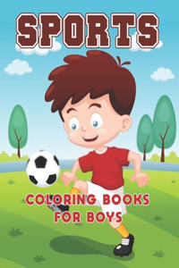 Sports Coloring Books for Boys