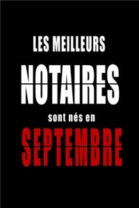Les Meilleurs Notaires sont nés en Septembre carnet de notes