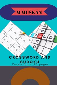 Crossword and Sudoku Puzzle Book 120 pages