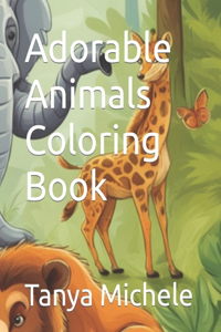 Adorable Animals Coloring Book