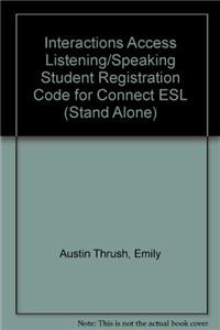 Interactions Access Listening/Speaking Student Registration Code for Connect ESL (Stand Alone)