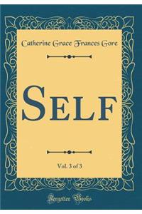 Self, Vol. 3 of 3 (Classic Reprint)