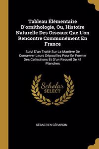 Tableau Élémentaire D'ornithologie, Ou, Histoire Naturelle Des Oiseaux Que L'on Rencontre Communément En France