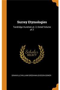 Surrey Etymologies