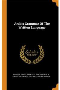 Arabic Grammar of the Written Language