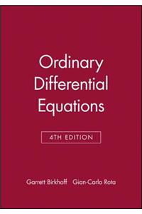 Ordinary Differential Equations