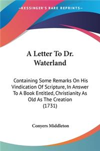 Letter To Dr. Waterland