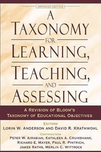 Taxonomy for Learning, Teaching, and Assessing