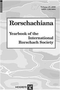 Rorchachiana Vol 27: Yearbook of the International Rorschach Society,