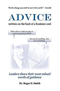 Advice Written on the Back of a Business Card