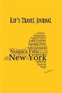 New York Kid's Travel Journal