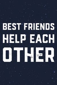 Best Friends Help Each Other