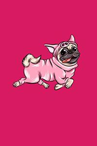 Workout & Food Pug Notebook