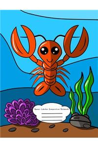 Kawaii Lobster Composition Notebook