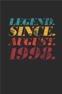 Legend Since August 1998