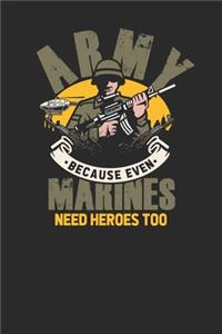 Army Because Even Marines Need Heroes Too