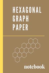 Hexagonal Graph Paper Notebook