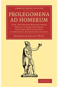Prolegomena ad Homerum