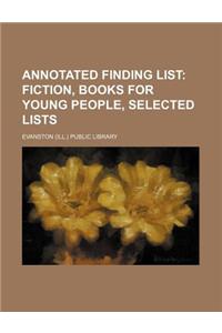 Annotated Finding List