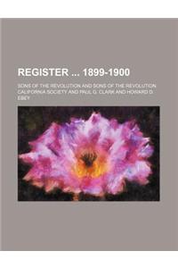 Register 1899-1900