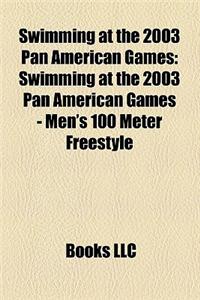 Swimming at the 2003 Pan American Games