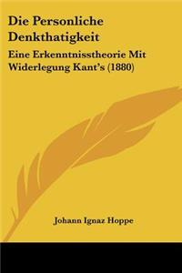 Die Personliche Denkthatigkeit