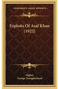 Exploits of Asaf Khan (1922)