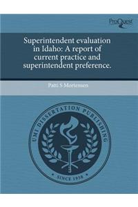 Superintendent Evaluation in Idaho