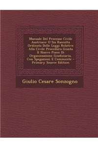 Manuale Del Processo Civile Austriaco