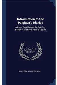 Introduction to the Peishwa's Diaries