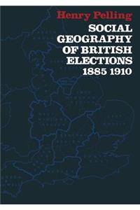 Social Geography of British Elections 1885–1910