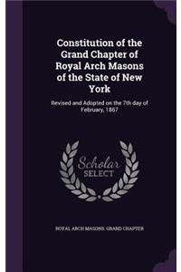 Constitution of the Grand Chapter of Royal Arch Masons of the State of New York
