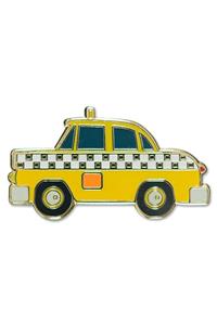 Enamel Pin Yellow Cab