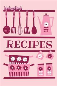 Blank Cookbook Recipes