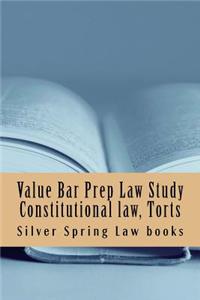 Value Bar Prep Law Study Constitutional Law, Torts